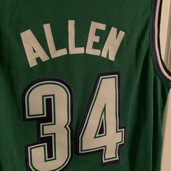 Ray Allen Milwaukee Bucks Throwback NBA Jersey Mens Large - Picture 8 of 8
